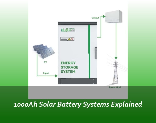 1000Ah Solar Battery Systems Explained